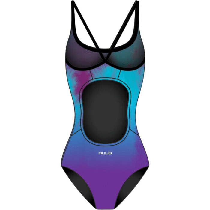 2024 Huub Womens Kat Swim Costume COSMATH - Blue / Purple
